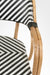 V Popsicle Cane Table With Armrest And Chairs Set
