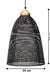Kaia Luxe Hanging Lamp by homeblitz.in