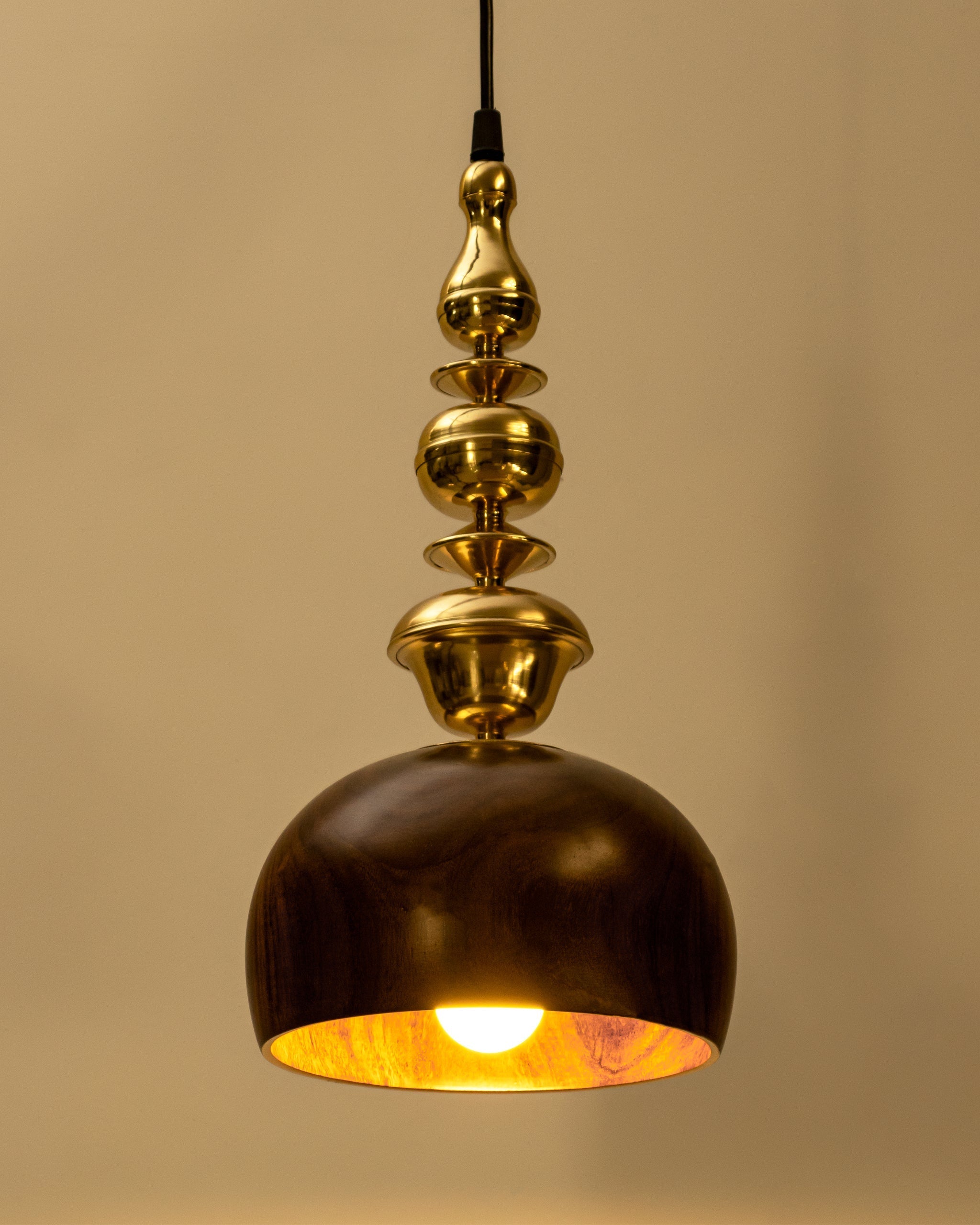 Kalash 1 - Natural / Brass and wood - Lighting
