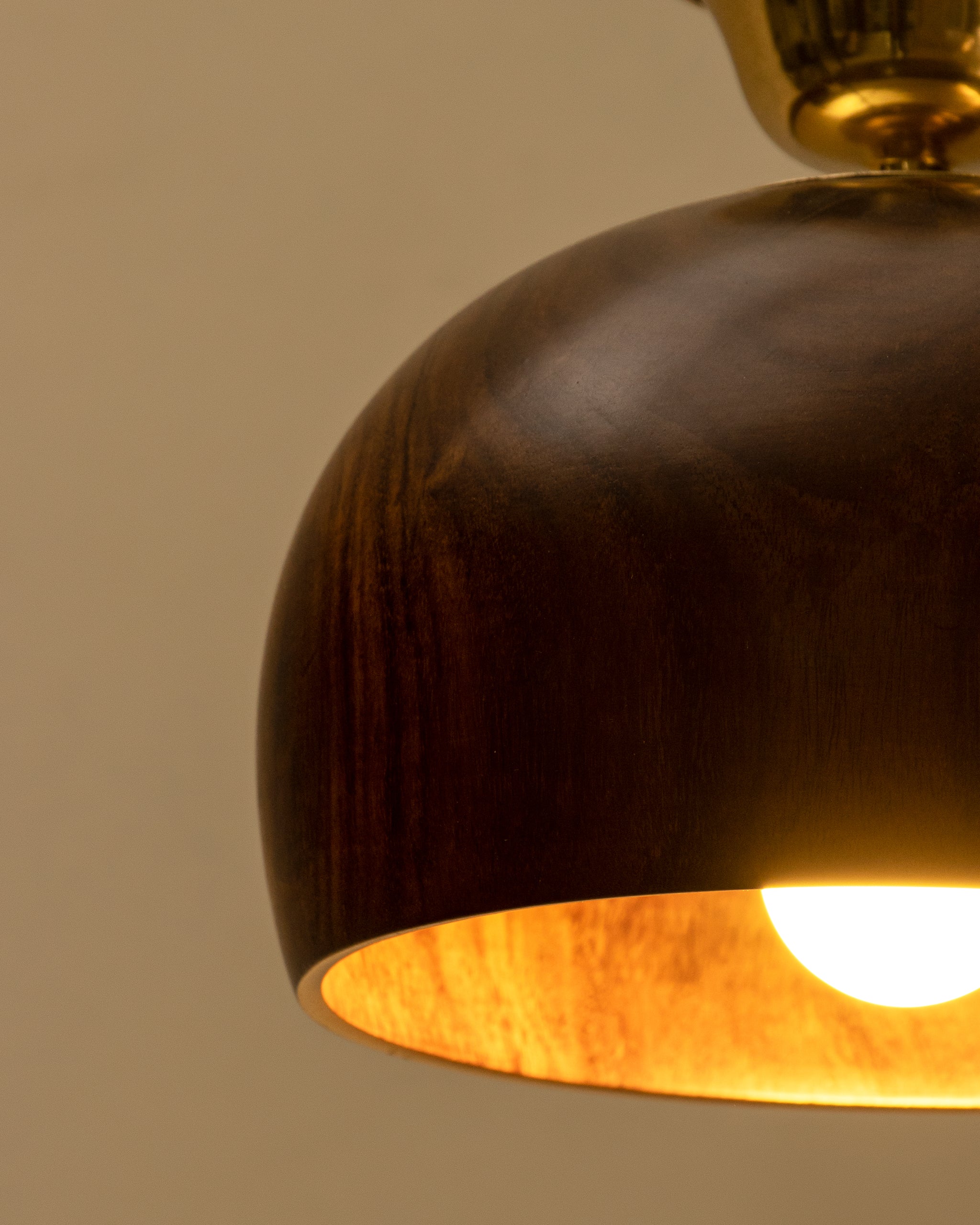 Kalash 1 - Natural / Brass and wood - Lighting