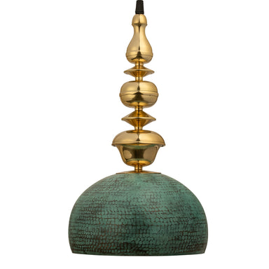 Kalash 2 - Green / Brass and copper - Lighting