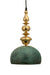 Kalash 2 - Green / Brass and copper - Lighting