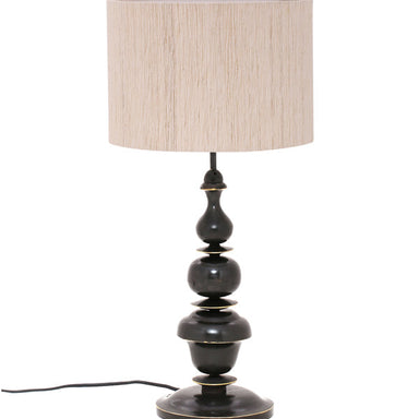 Kalash Table Lamp - Antique / Brass and fabric - Lighting