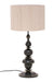 Kalash Table Lamp - Antique / Brass and fabric - Lighting