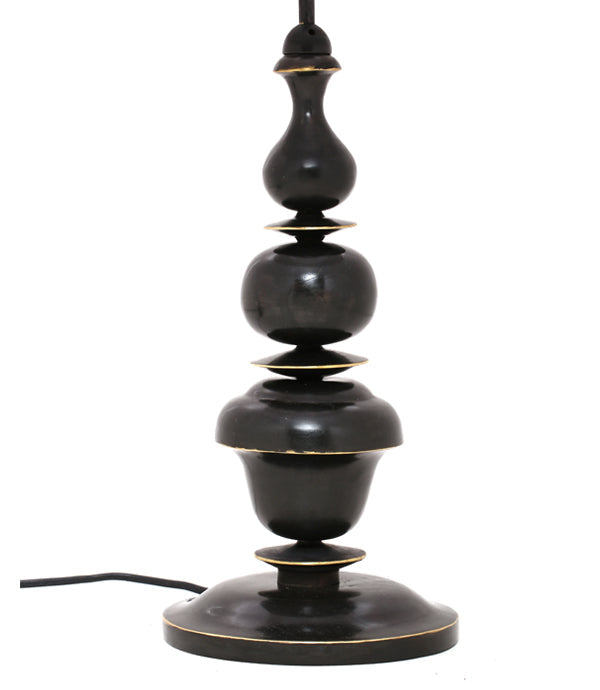 Kalash Table Lamp - Antique / Brass and fabric - Lighting