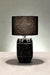 Kalla Petal Table Lamp - Mild Steel & Bone & Resin & Cotton / Black - Lighting