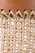 Kamrup Pendant Lamp - Natural / Terracotta and cane / D: 5.5’’ H: 9.5’’; Wire: 19’’ - Lighting