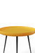 Kangaroo Verdana Side Table - L:18’’ x B:18’’ x H:16’’ In Inches / Yellow Pigmented GFRC Top; Black Powder Coat Mild