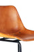 Kauff Leather Bar Chair - Brown & Black / Leather and MS / L:42 x D:52 x H:110 in cm - Indoor Furniture