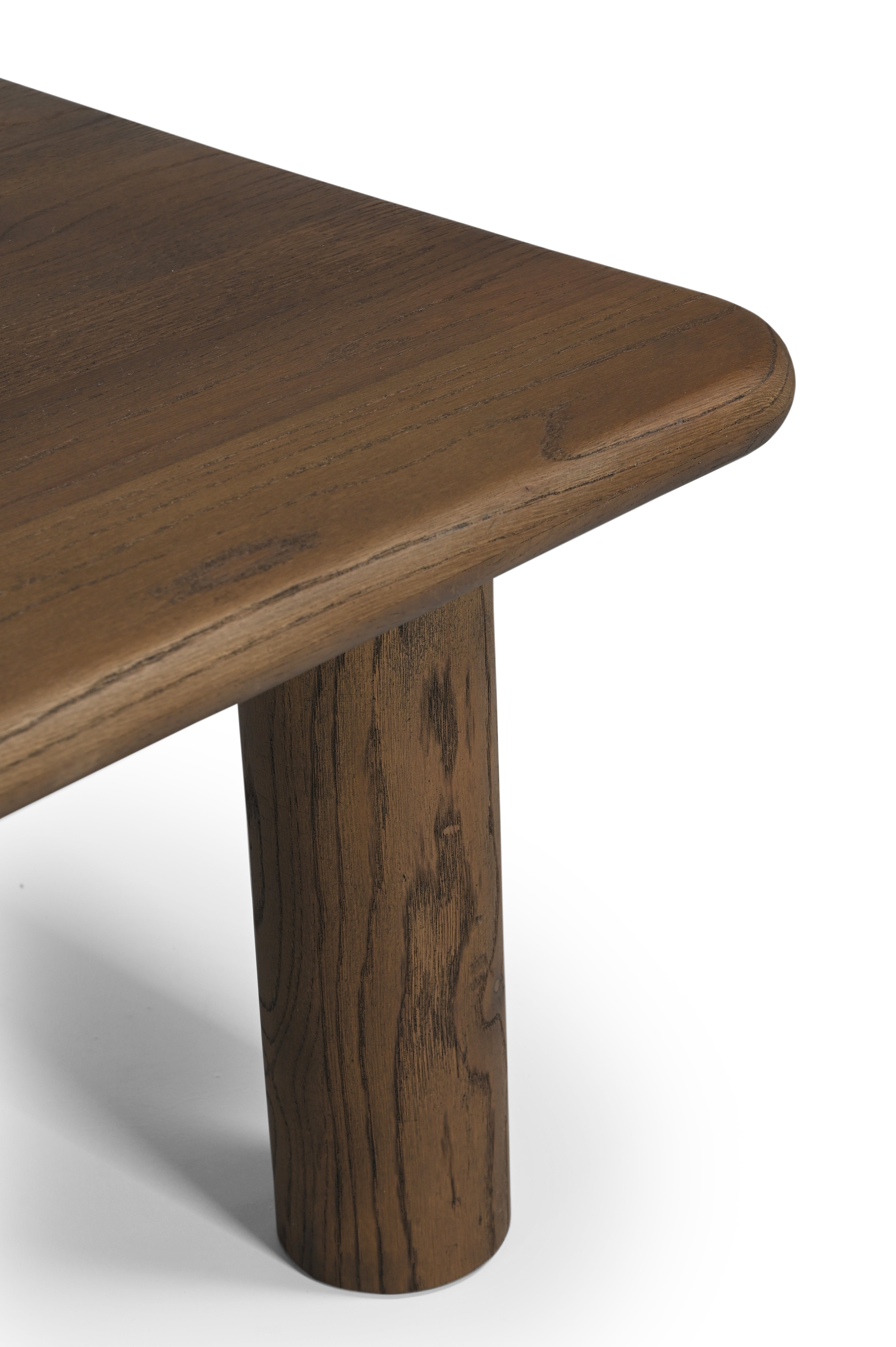 Kaya Coffee Table - L: 139.70 x B: 71.12 x H: 38.10 cms / Walnut / Oak Wood - Indoor Furiture
