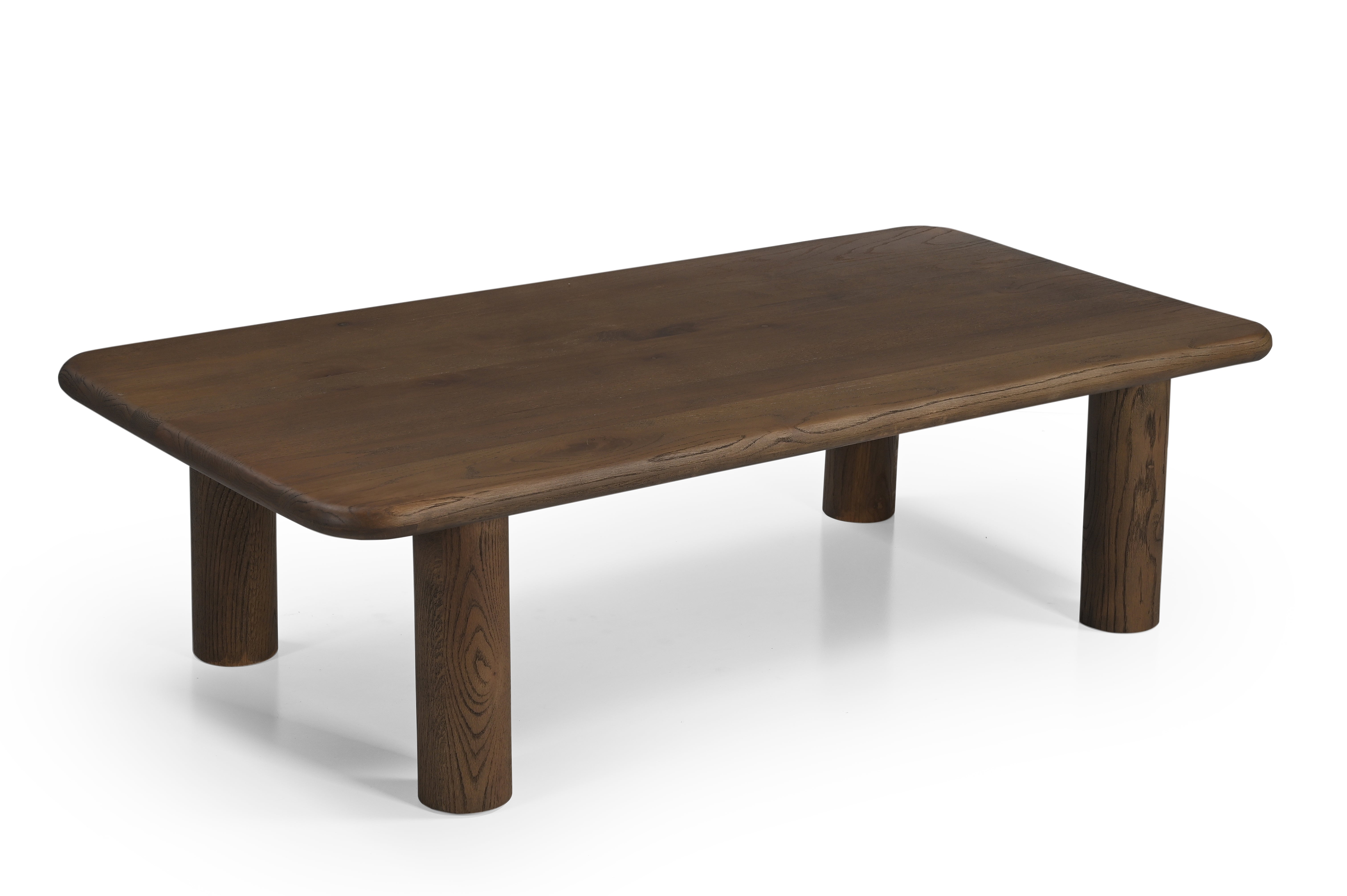 Kaya Coffee Table - L: 139.70 x B: 71.12 x H: 38.10 cms / Walnut / Oak Wood - Indoor Furiture