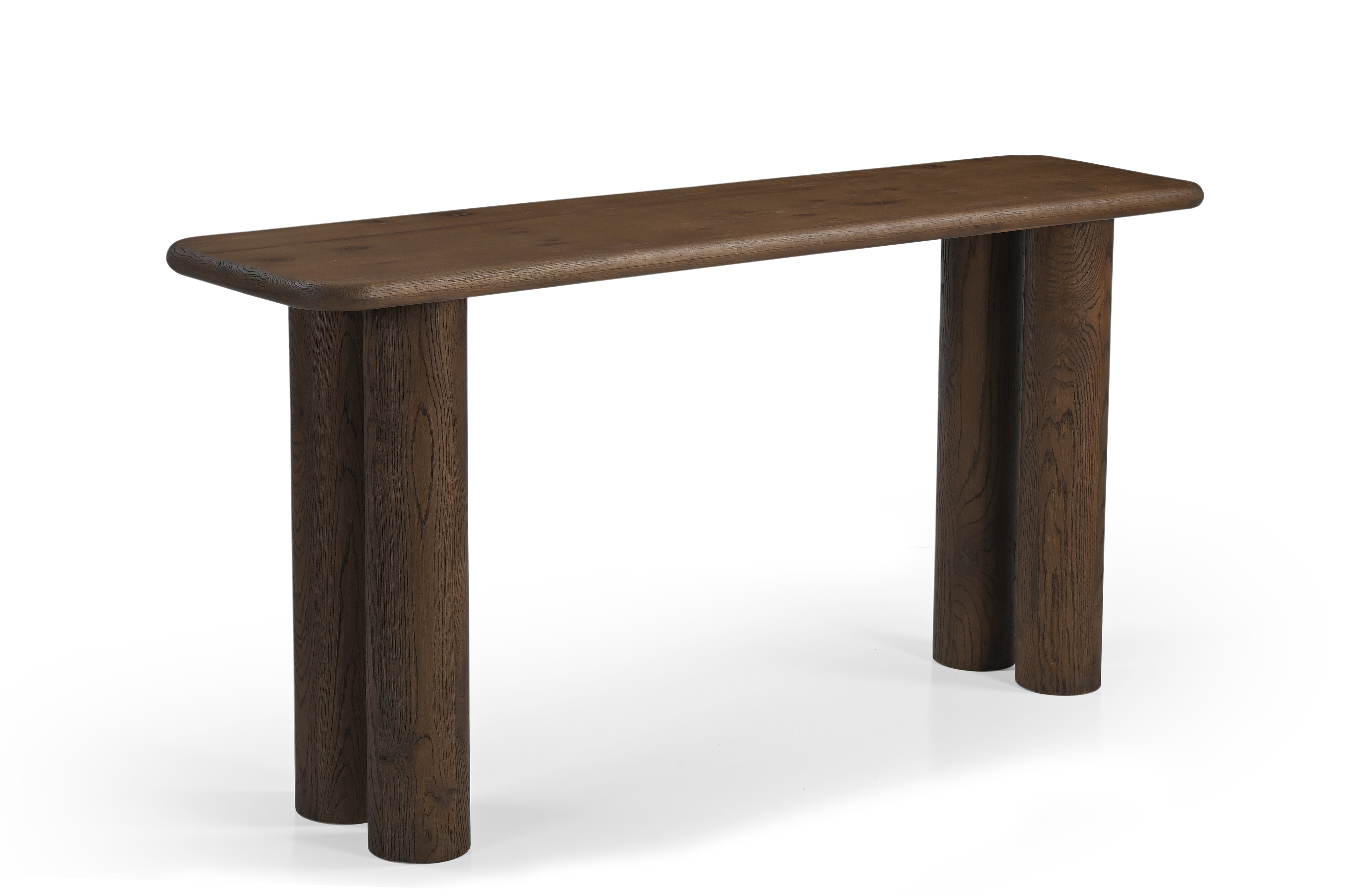 Kaya Console Table - Walnut / Mango Wood / L: 160.02 x B: 40.64 x H: 76.20 cms - Indoor Furniture