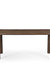 Kaya Dining Table - Walnut / Oak Wood / L: 200.66 x B: 99.06 x H: 76.20 cms - Indoor Furniture