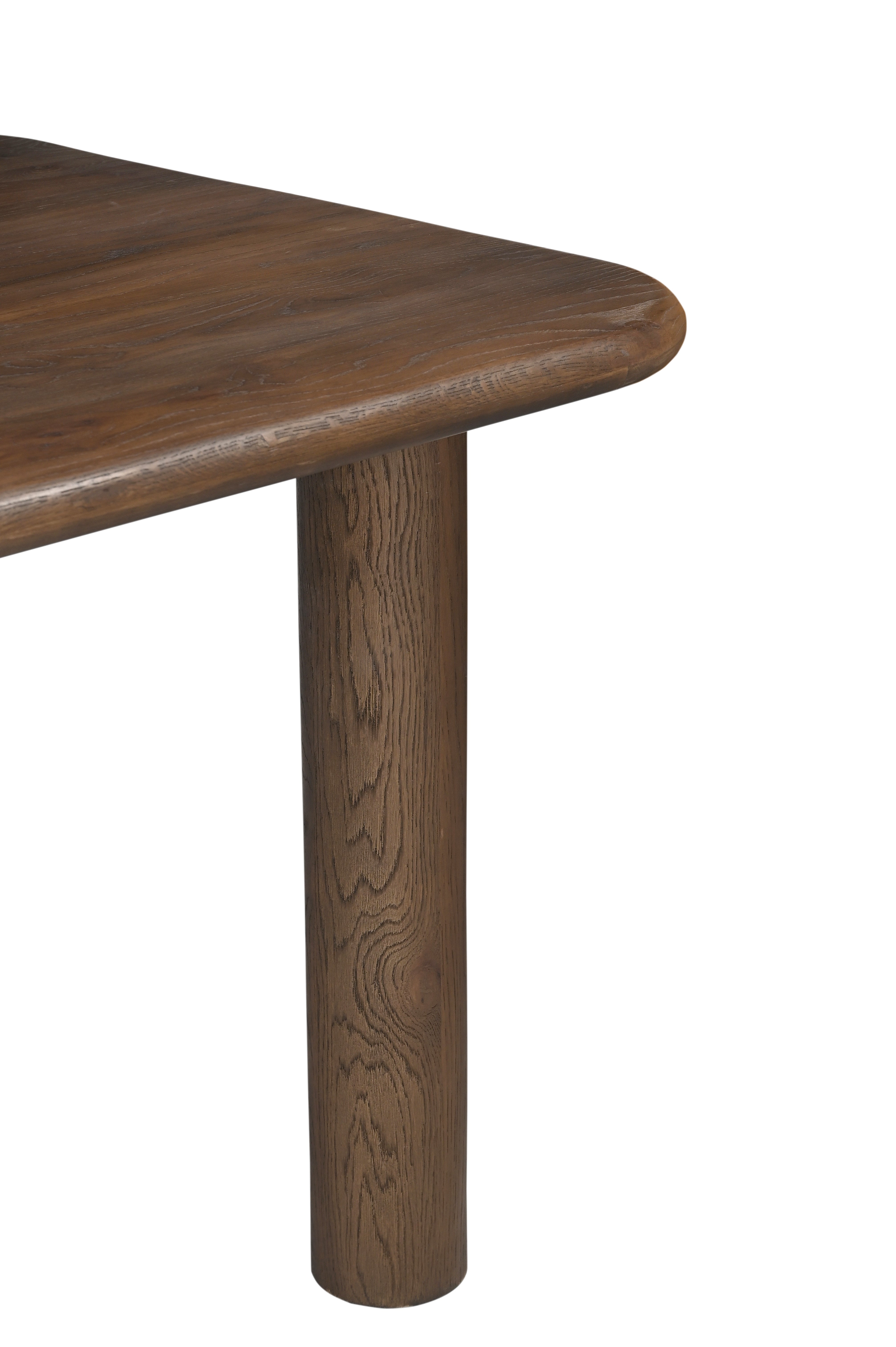 Kaya Dining Table - Walnut / Oak Wood / L: 200.66 x B: 99.06 x H: 76.20 cms - Indoor Furniture