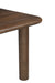 Kaya Dining Table - Walnut / Oak Wood / L: 200.66 x B: 99.06 x H: 76.20 cms - Indoor Furniture