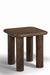 Kaya End Table - Walnut / Oak Wood / L: 50.80 x B: 50.80 x H: 50.80 cms - Indoor Furniture