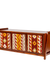 KILIM TV Storage Cabinet - Teak / Legs and Shutter: Teakwood; Body of the Cabinet: Teak veneer and plywood; Shelves