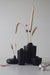 Knight V18 Set of 4 - Black / Vengai / Large: 5x5x3.25 inches& Medium: 2.25x2.25x6 inches& Small: 3x3x4 inches - Decor