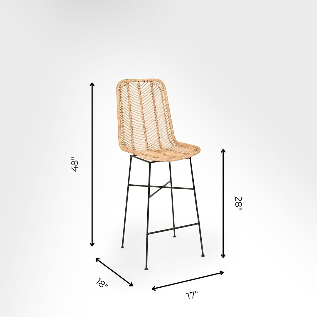 Mesh Cane Bar Chair No. 27