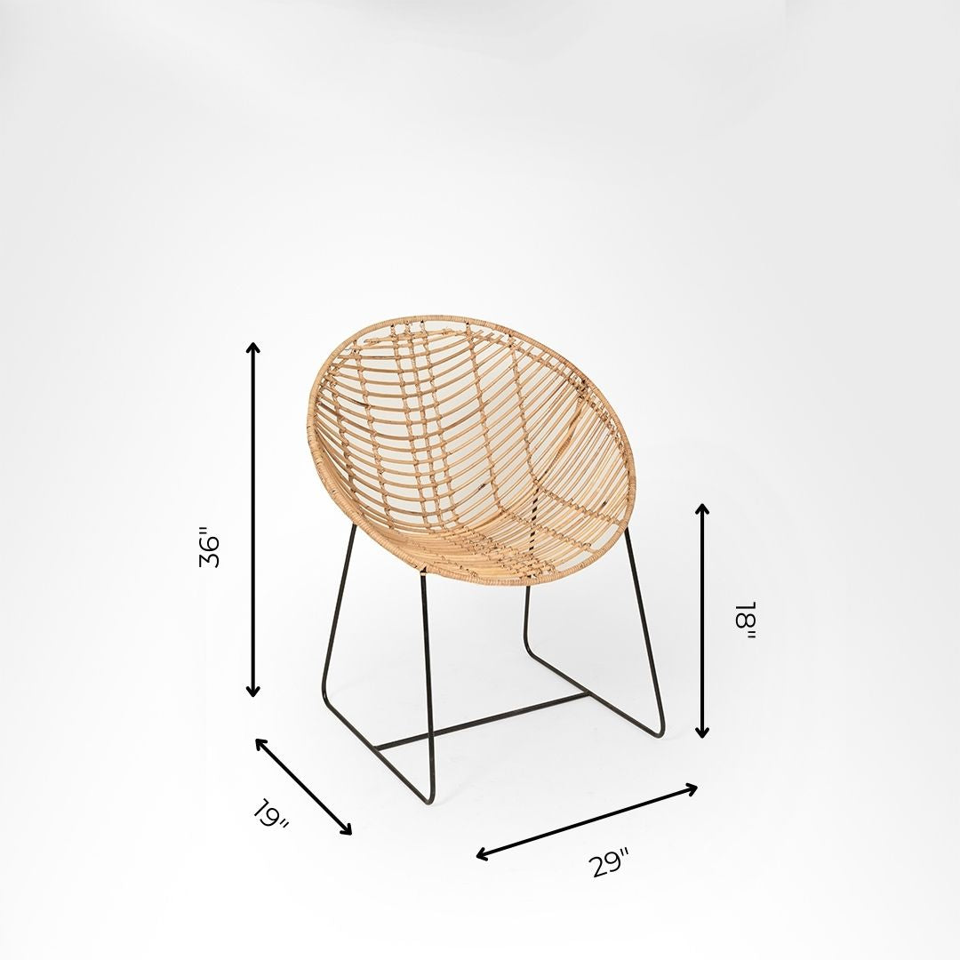 Mesh Cane Chair No. 12