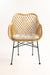 Koh Chair 39 - Cane & Mild Steel / L:60 x B:56 x H:95 In cm - Outdoor Furniture