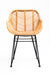 Koh Chair 7 - CM - L:- 53 x W:- 50 x H:- 79 / Mild Steel and Rattan - Indoor Furniture