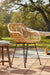 Koh Chair 7 - CM - L:- 53 x W:- 50 x H:- 79 / Mild Steel and Rattan - Indoor Furniture