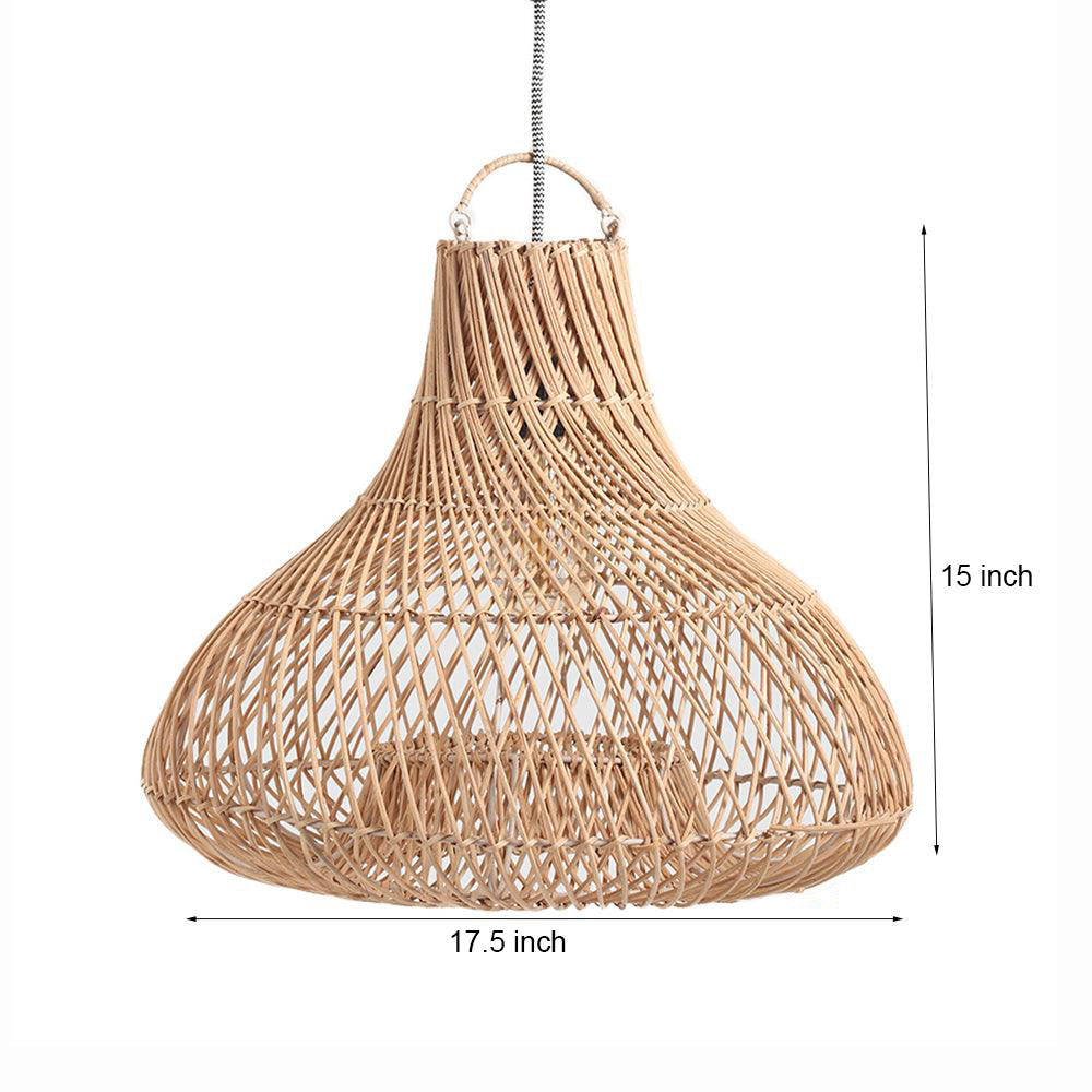 Koh Light 31 - Rattan / Dia:45 x H:39 In cm - Lighting