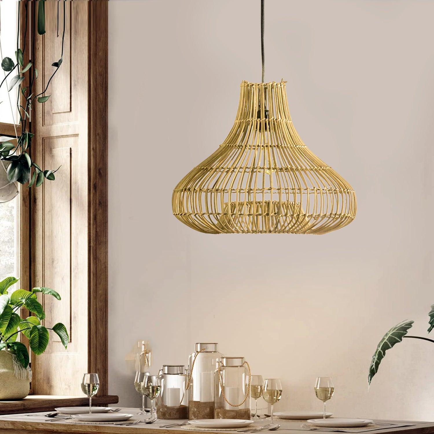 Koh Light 39 - Rattan / Dia:45 x H:43 In cm - Lighting