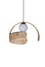 Kohima Cane Pendant Lamp - Natural / Cane and iron / D: 18’’ H: 9’’ - Lighting