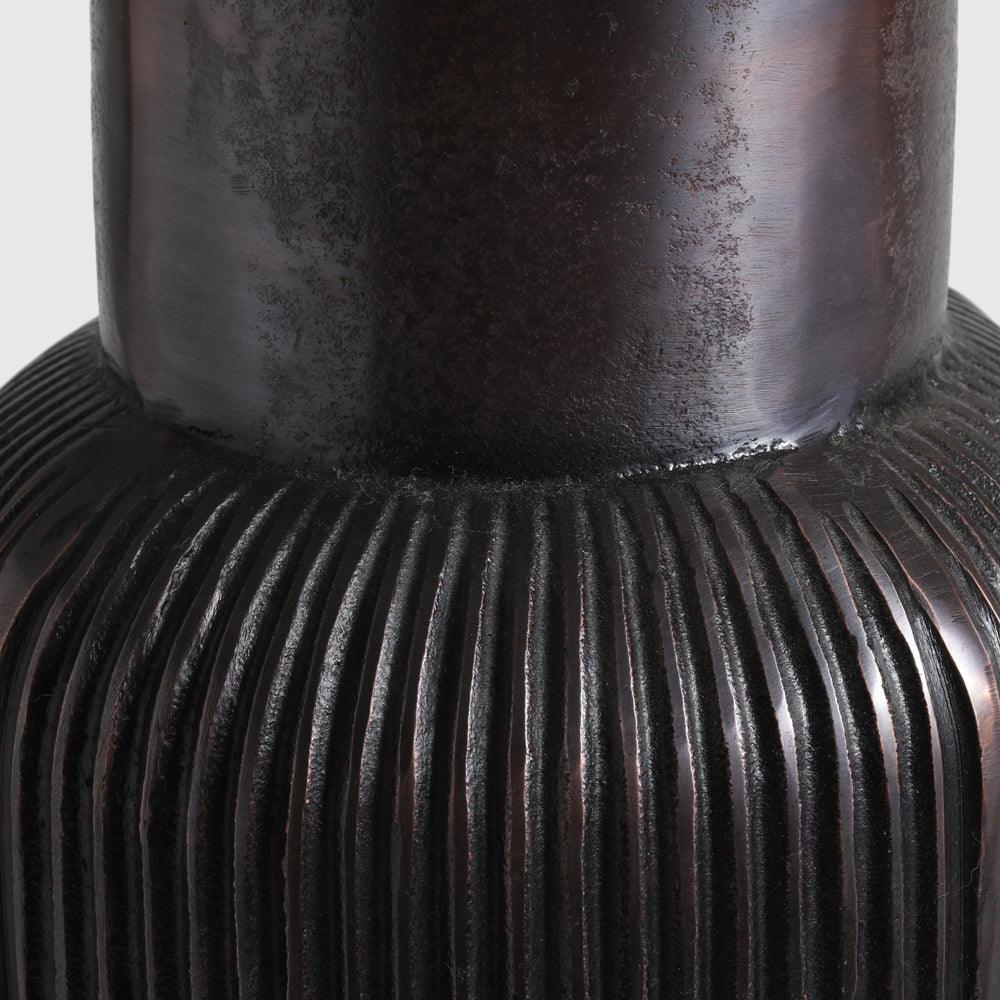 Korro Accent Table - Aluminium + Marble / L:46 x B:46 x H:56 In cm - Indoor Furniture