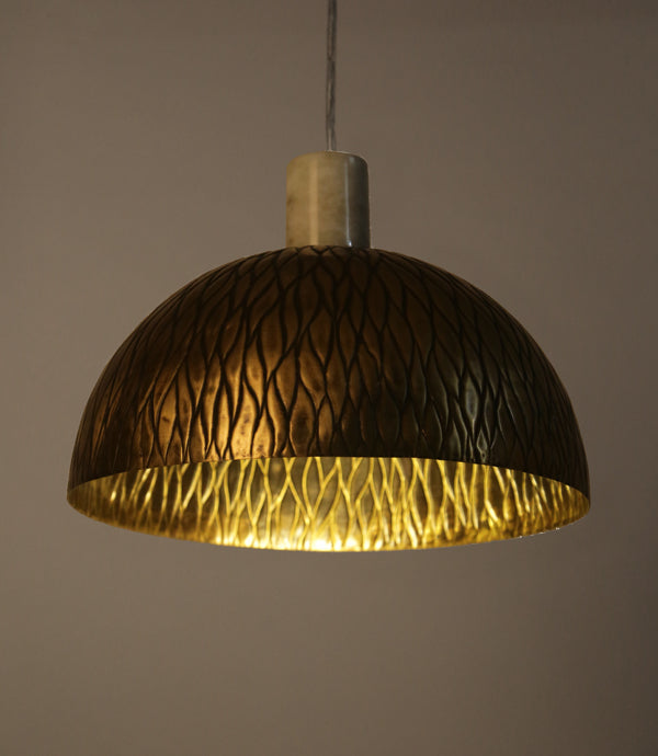 Lamina Pendant - Antique / Brass and marble - Lighting