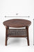 Lantana Lounge Set - Chair: L-27” W-34” H-35” SH-22” Table: Dia-31” H-22” - Outdoor Furniture