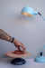 Laurent Arched Mid-Century Blue Desk Lamp