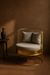 Lazuli Lounger - L:27 x W:27 x H:35 In inches / Metal - Indoor Furniture