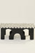 Leo Coffee Table - Black and white / Resin, Bone & engineered wood / 128L X 82W X 45H In Cms - Indoor Furniture