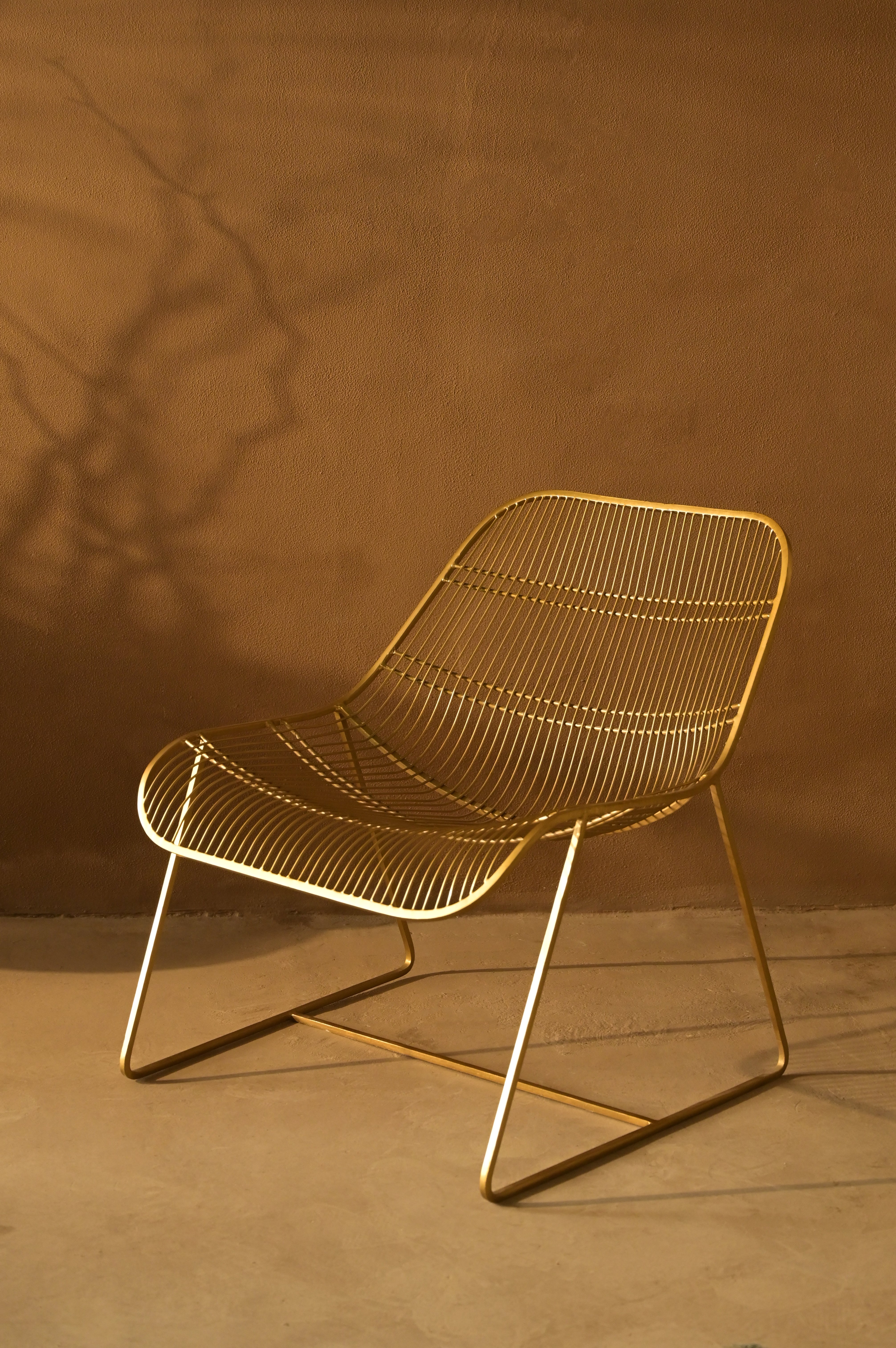 Lir Lounger - L:27 x W:24 x H:27 In inches / Metal - Indoor Furniture