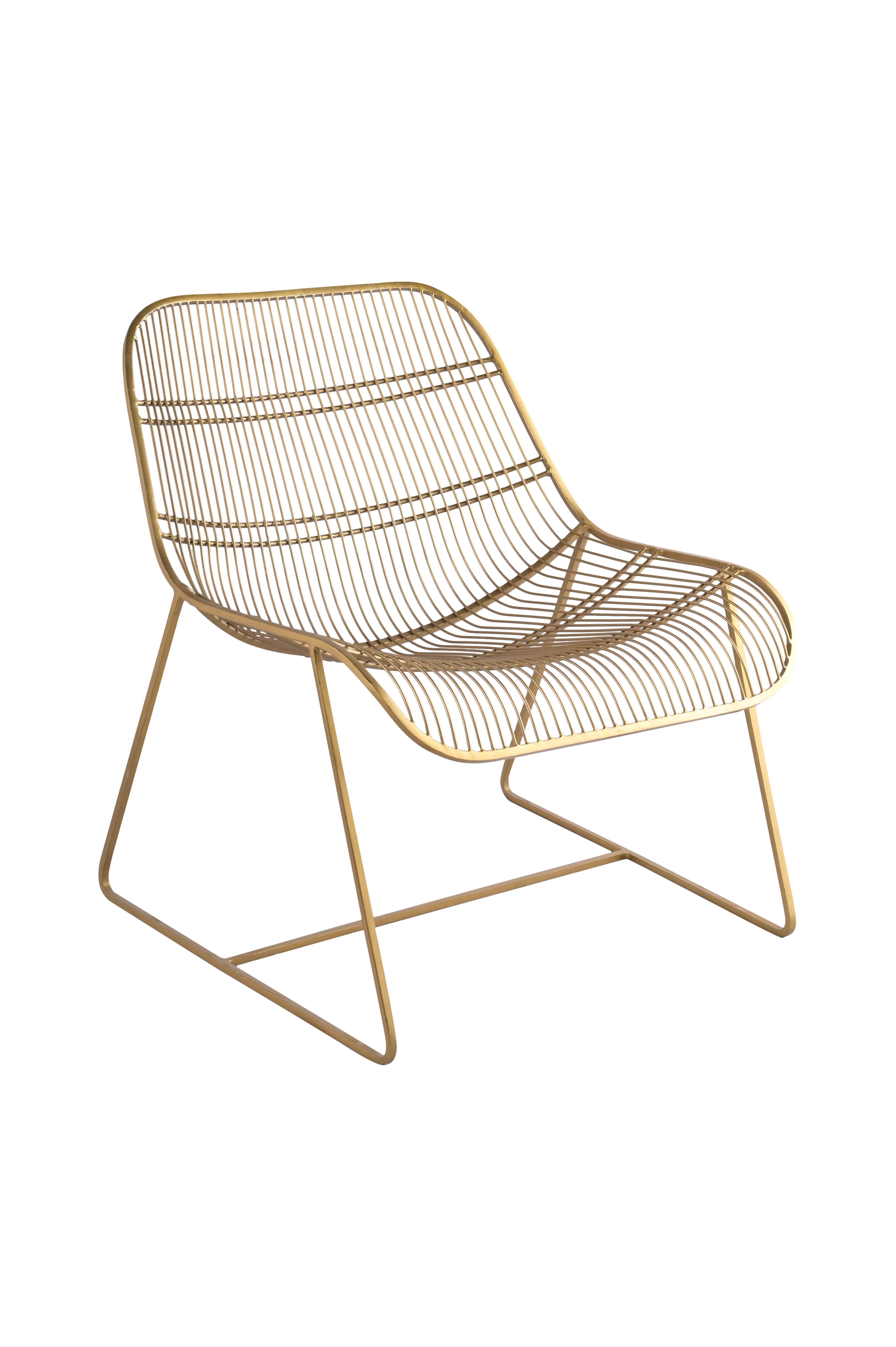 Lir Lounger - L:27 x W:24 x H:27 In inches / Metal - Indoor Furniture