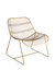 Lir Lounger - L:27 x W:24 x H:27 In inches / Metal - Indoor Furniture