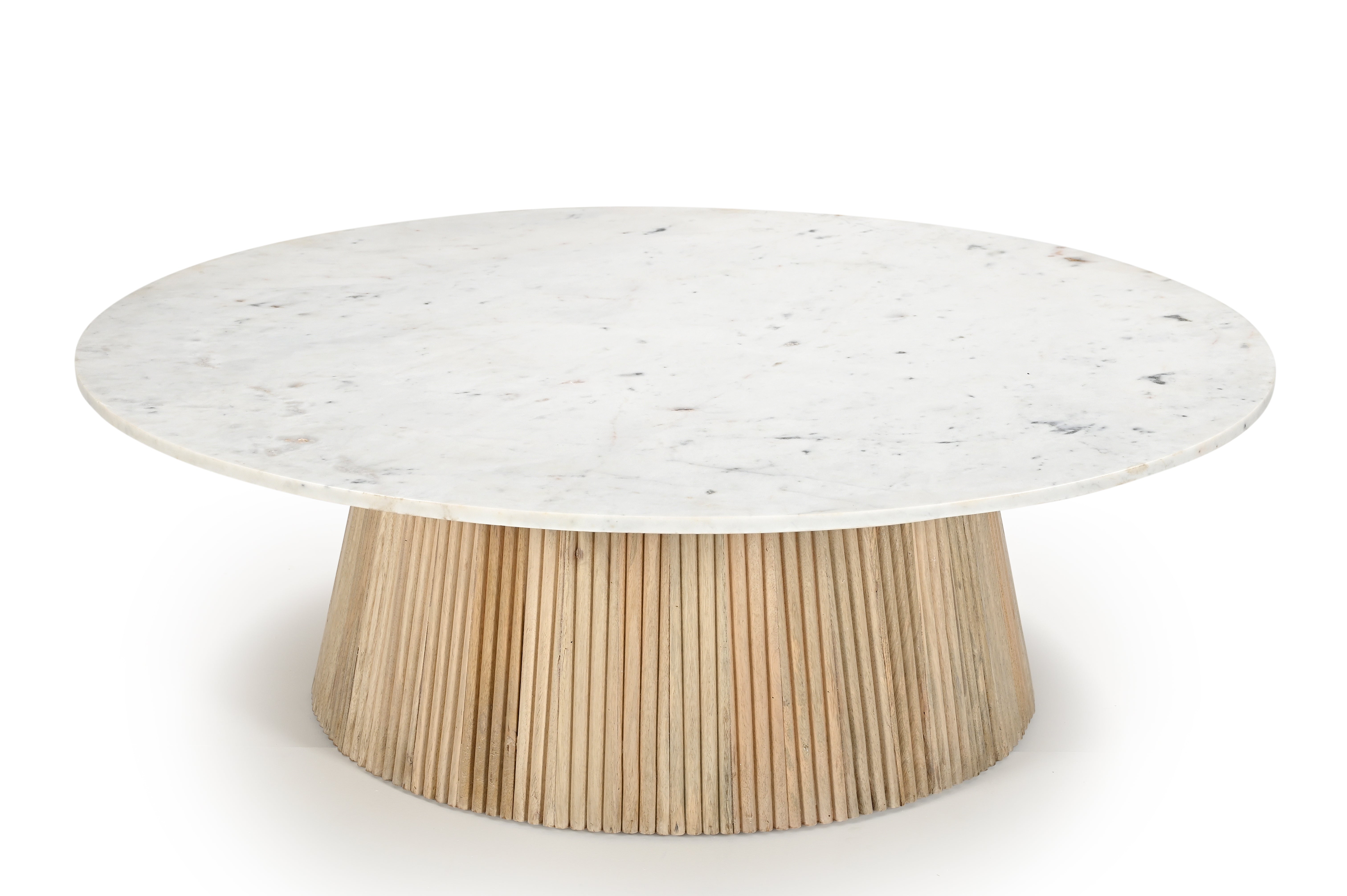 Litho Round Marble Coffee Table - Indoor Furniture