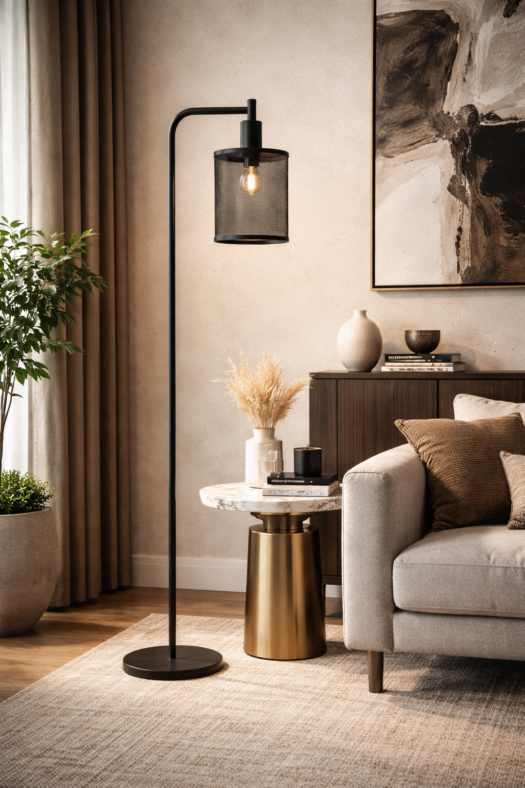 Velar Mesh Floor Lamp