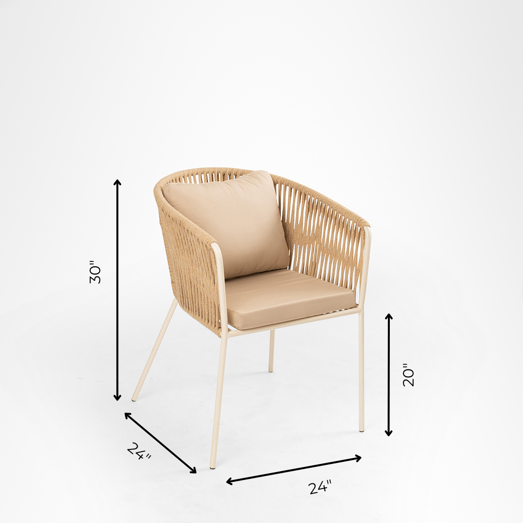 Loom Chair 18 set of 2 - Outdoor Furniture