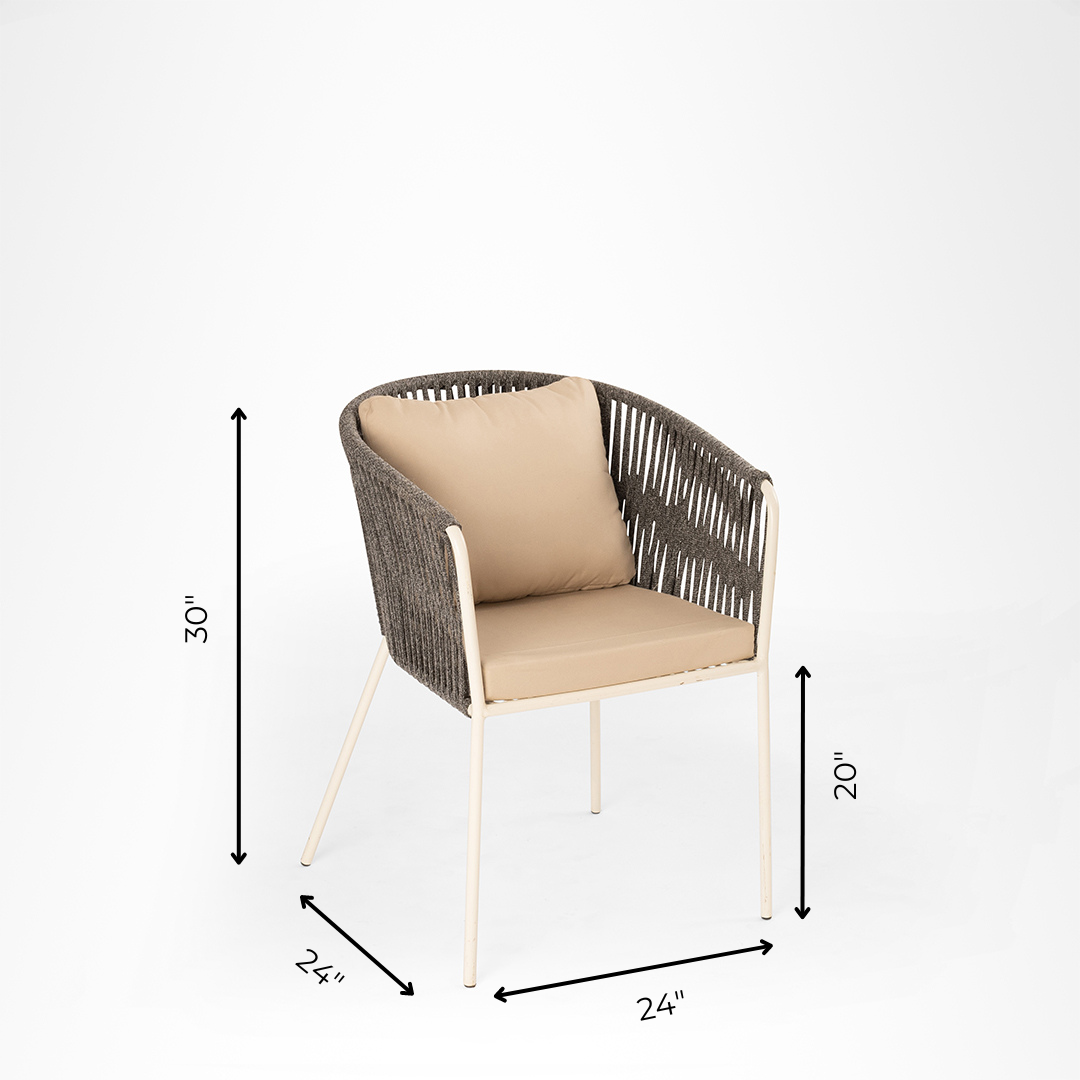 Loom Chair 18 set of 2 - Outdoor Furniture