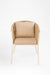 Loom Chair 18 set of 2 - W: 24’’ D: 24’’ H: 30’’ SH: 20’’ / Mild Steel and Polypropylene Rope Weaving / Beige - Outdoor