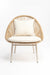 Loom Chair 34 - PE Rattan and Metal / CM: - L:- 72 x W:- 69 x H:- 85 - Indoor Furniture