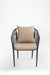 Loom Lounge Chair 11 Set of 2 - W: 24’’ D: 24’’ H: 30’’ SH: 18’’ / Aluminum and Polypropylene Rope Weaving / Grey