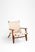 Loom Lounge Chair 3 - W: 29’’ D: 36’’ H: 33’’ SH: 16’’ / Acacia Wood and Rope Weaving / Teak And Beige - Indoor
