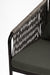 Loom Lounge Chair 9 - W: 17.5’’ D: 26’’ H: 32’’ SH: 20’’ / Mild Steel and Polypropylene Rope Weaving / Black & Grey