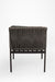 Loom Lounge Chair 9 - W: 17.5’’ D: 26’’ H: 32’’ SH: 20’’ / Mild Steel and Polypropylene Rope Weaving / Black & Grey