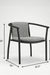 Loop Dining Chair - W: 25.5’’ D: 20’’ H: 30’’ SH: 18’’ / Mild Steel & Upholstery - Outdoor Furniture